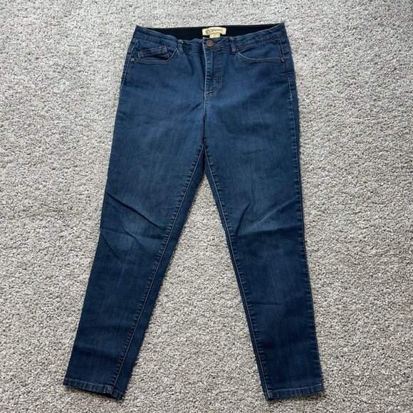 Democracy Ab Women's Sz 12 Technology Skinny Jeans Dark Wash Stretch Denim Pants - Picture 10 of 10